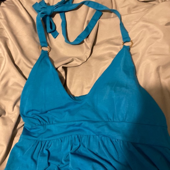 Tie neck dress - Picture 3 of 6